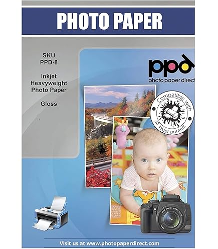 50 Fogli Di Carta Fotografica DIN A4, 230 G/m², Lucida - Foto 2