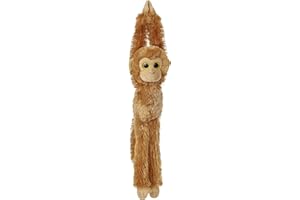 AURORA Hanging Chimp Brown 19In Chimpanzé à Suspendre 48,3 cm Marron