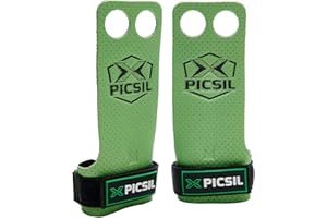 PICSIL Azor Grip, Manopole Paracalli per Sollevamento Pesi per Trazioni alla Sbarra, Calisthenics, Ginnastica, Bodybuilding, Tessuto Morbido, Protezioni per Le Mani