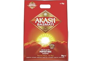 AKASH Riso Basmati, confezione da 1 (1 confezione da 5 kg)