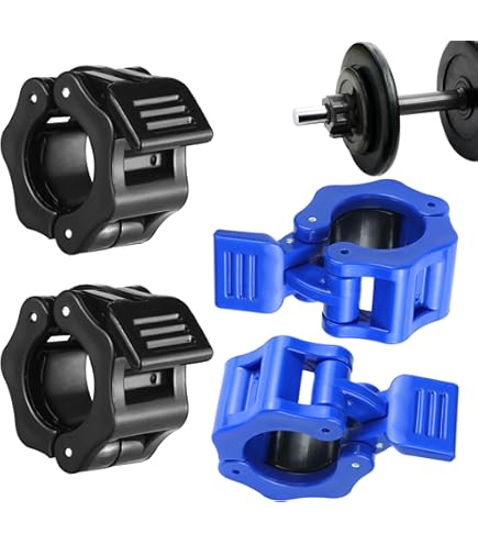 GW Tech Abrazaderas De Barra De 2 Pulgadas, Collares De Ejercicio Resistentes De 2 Pulgadas Par De Liberacion Rapida De 2 Pulgadas De Bloqueo