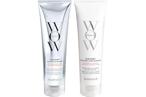 COLOR WOW Color Security Shampoo & Conditioner Duo – Sulphate-Free, Hydrating Cleanse + Moisture for Normal to Thick Hair | No Residue, Vegan, Cruelty-Free, 2 x 250ml