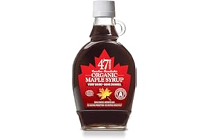 47 NORTH 47° North Kanadischer Bio Ahornsirup Very Dark, 250g, Single Source, Grade A, glutenfrei, vegan, organic Maple Syrup, kräftiger Geschmack für Pancakes & mehr