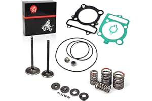 MOTO1988 Intake Exhaust Valve Compatible with Yamaha YFM 350 Warrior 350 Raptor 350 Big Bear 350 Grizzly 350 Bruin 350 Wolverine 350