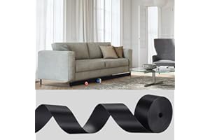 Btstil Toy Blockers for Under Sofa, Adjustable Gap Bumper Under Sofa Bed Blocker, Under Couch Blocker for Avoid Things Sliding Under Couch & Furniture (5cm x 6m)