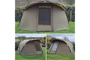 QUEST TACKLE Quest EXP 2 Man Bivvy | Carp Fishing | Quick Erect | Day Shelter Overnight Brolly