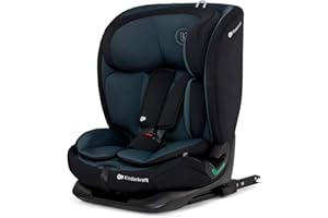 Kinderkraft ONETO3 I-SIZE 76-150 cm Kindersitz 9-36 kg, Kinderautositze mit isofix, Einstellung der Kopfstütze, spezielle Sicherheitssysteme, 5 punkt gurte, Einsatz im set, Schwarz