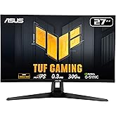 ASUS TUF GAMING VG27AQM5A 27 FAST IPS 2560x1440 0.3ms 300Hz 300cd DP HDMI USB مكبر صوت VESA 3 سنوات 95% DCI-P3، العناية بالعين، FLICKER-F
