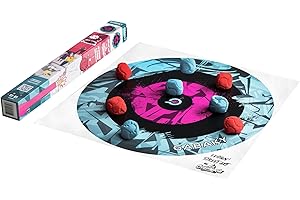 GABAKY Originelles Boccia-Spiel, Mix aus Puck und Curling, Ziel mit 8 weichen Kugeln, für jedes Terrain, drinnen und draußen, drinnen und draußen (Street Art II Edition)