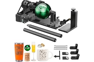 xTool 4 en 1 RA2 Pro - Accesorio para Grabador Láser S1/F1/M1 Ultra/F1 Ultra/P2/D1 Pro, Módulo de Grabado de Tambor Rotativos, Grabado de Objetos Cilíndricos, Vasos de Vino, Copas, Anillos
