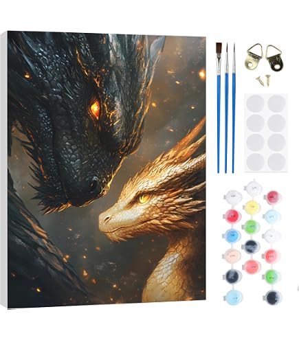 RICUVED Magico Kit Di Pittura Con I Numeri 20x30 Cm Per Adulti E