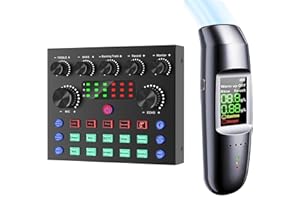 FOCOMBANCE Micro Gaming Card Sound Karaoke Mixer