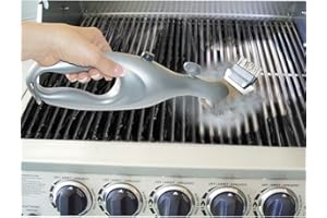 MYMM Brosse Grill, Brosse pour barbecue, Outils de nettoyage professionnels, nettoyer la grille, Nettoyage à vapeur, à utiliser sur toutes les grilles de gril en acier inoxydable, en fer et en porcelaine