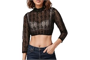 Amxleh Damen Dirndl Bluse Schwarz Dirndlbluse Spitze Trachtenbluse Hochgeschlossen Kurzarm Blumen Bluse Schwarz Elegante Halbarm Bluse Oktoberfest Kostüm Elegant Dirndlblusen Spitzenbluse Damen