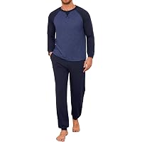 Normann Pigiama Lungo Uomo A Righe Con Polsini - Blu, Taglia 58, Cotone, Fatto In Germania, Standard Oeko-Tex - 2