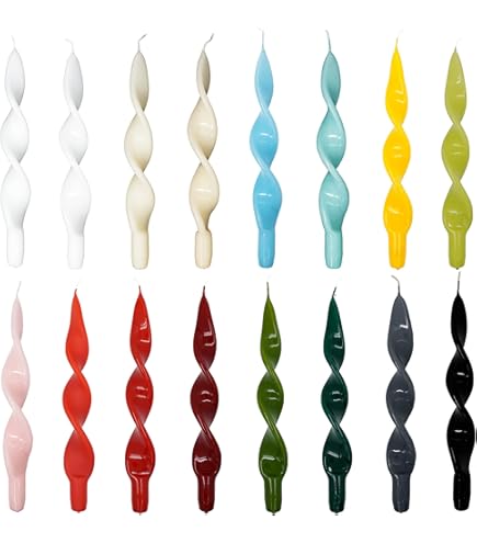 Candele a spirale fatte a mano da 9,8 per decorazione