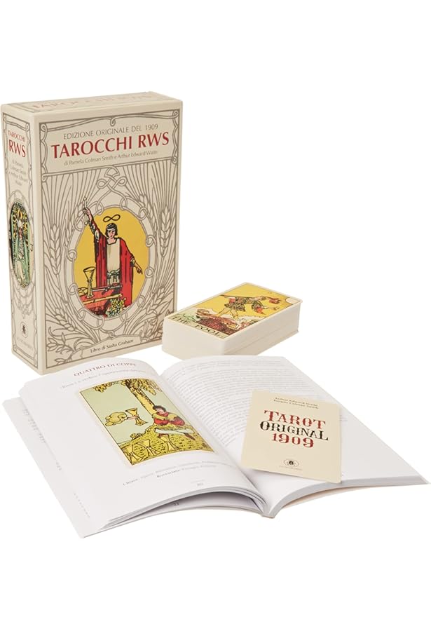 EULAPGOE Tarocchi Rider Waite Tarot con Scatola Colorata EULAPGOE Tarocchi Rider Waite Tarot con Scatola Colorata