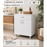 Mutfak Set Altı Ocak Dolabı (BEYAZ)