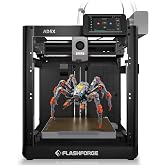FLASHFORGE AD5X 3D Yazıcı, IFS ile Akıllı &Ccedil;ok Renkli 3D Yazıcı, Max 600mm/s Y&uuml;ksek Hızlı 4 Renk Baskı, Tam Otomatik Tesviye, 