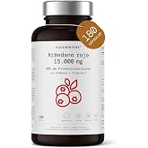 American Lingonberry 15000mg for Cystitis and Urinary Tract | 180 Vegan Capsules | High Dosing 40% in Proanthocyanidins | wit