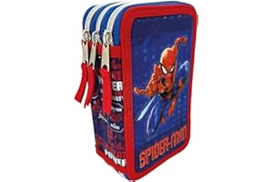 il megastore dei giocattoli e Giochiamo Spiderman Astuccio Completo Triplo 3 Scomparti