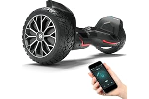 ‎BLUEWHEEL ELECTROMOBILITY 8.5" Premium Offroad Hoverboard Bluewheel HX510 SUV Deutsche Qualitäts Marke- Kinder Sicherheitsmodus & App - Bluetooth - Starker Dual Motor - Elektro Skateboard Self Balance Scooter