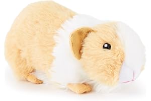 Zappi Co Peluche 100% Recyclée Cochon d'Inde (15cm de Longueur) Collection d'animaux Doux, Câlins et Écologiques pour Nouveau-né Premier Enfant