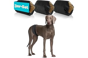 HUND IST KÖNIG Hundewindeln für Rüden [3 STK] Saugstarke Hundewindeln Rüde | Bequeme Hunde Windeln bei Inkontinenz Hund - Umweltfreundliche Rüdenwindel waschbar | Hundewindel leicht zu reinigen