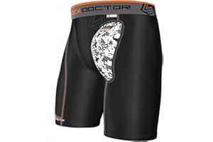 Shock Doctor Compression Short Cup Supporter with AirCore Soft Cup, Adult & Youth Sizes