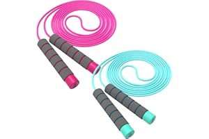 Svkiyang Springseil Kinder 6 Jahre,seilspringen Sport 260CM,3-12 Jahre alt für Jungen und Mädchen ideal für Fitness Training/Spiel/Fett Brennen Übung