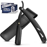 Barber Salon Straight Cut Throat Wet Shaving Razor 5 Colours - Foto 4