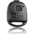 FINTERRY Pilot Remote Control Case Fob Cover Flip Folding Car Key Replacement Compatible with Toyota Auris Avensis Corolla RAV4 Tundra Yaris Avalon Hilux Land Cruiser Prius Sienna Verso 2 Buttons