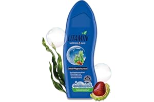 Litamin Schaumbad Blauer Traum 750ml – mit Meeresalgen & Kastanien-Essenz – feuchtigkeitsspendender Badeschaum für entspannende Wellness-Momente