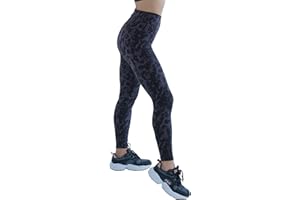 LUXLEG High Waist Womens Leggings - Active Workout Leggings - Tummy Control Soft Ankle Length Leggings for Women Black Camouflage