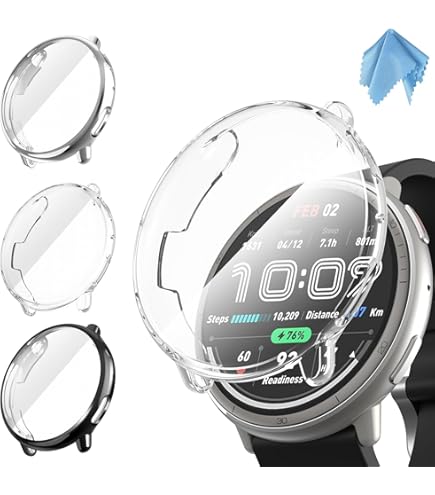 4 Pièces Protecteur D'écran Compatible Pour Garmin Lily 2, [Anti-Rayures] [Haute Résolution] [sans Bulles] Film De Protection TPU Flexible Pour Garmin Lily 2