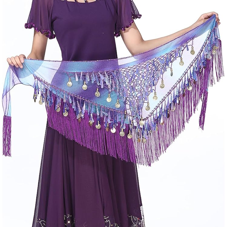MUNAFIE Buikdansbroek, dansbroek voor dames, buikdanskostuum voor dames, rood, One size