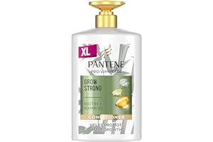 Pantene Conditioner with Bamboo & Biotin | Avoid Hair Loss | XL Bottle with Dispenser, 1 Litre