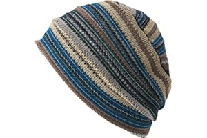 CHARM Szydełkowa Czapka Letnia Typu Beanie - Modna Czapka z Czaszką dla Mężczyzn i Kobiet