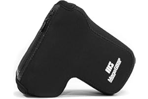 MegaGear MG1009 Ultralekkie etui neoprenowe z karabińczykiem do aparatu Sony Alpha A6500 - czarne