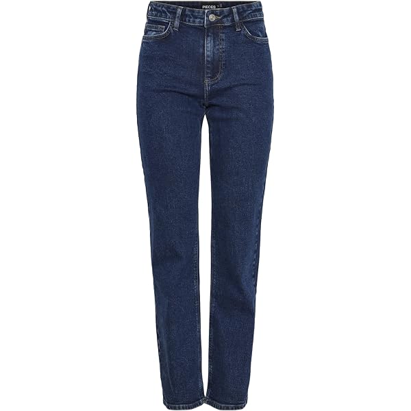 Jeans Femme PIECES - Marque Danoise - Coupe Wide Leg - Modèle Décontracté Et Tendance
