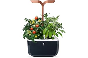 Véritable Indoor Garden Exky® Smart (Copper) Compact and Autonomous Intelligent Garden with Adapt-Light Technology - With 2 Lingots®