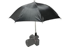 BELTECH Hot Shoe Ombrello, protegge la fotocamera da pioggia, uccello, luce del sole, neve