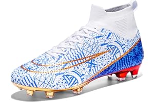 MINGSIBO Botas de fútbol para hombre para niños, zapatos de entrenamiento profesionales, deportivas, botas de competición para niños, fútbol, estudiantes, zapatillas de deporte