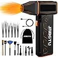 JNBGTU 130000RPM Jet Fan Mini Air Blower Turbo Fan, Compressed Air Duster PC Cleaner, 3-Speed Electric Air Dusters, Reusable Jet Dry Blower for Keyboard PC Deep Cleaning (F31 Pro)