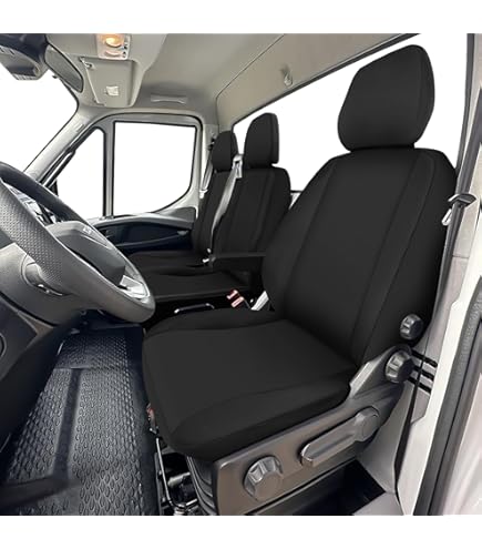 Precies passende kunstleren stoelhoezen VIP ideaal aangepast 7-zits geschikt voor Iveco Daily vanaf 2014
