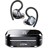 Tiksounds Bluetooth Kopfhörer, Bluetooth Kopfhörer In Ear mit Digitalanzeige, 150 Stunden Spielzeit, IPX7 Wasserdicht, Kopfhö