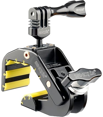 Support De Blocage Rapide ISHOXS ProLock - Aluminium CNC Pour GoPro Et Caméras Sportives, Maintien Ultra Stable