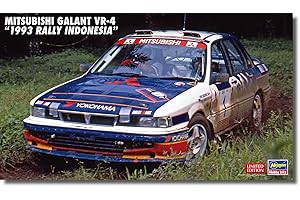 ハセガワ Hasegawa 120116 620697 1/24 Mitsubishi Galant VR-4, 1993 Rally Indonesia, multicolor