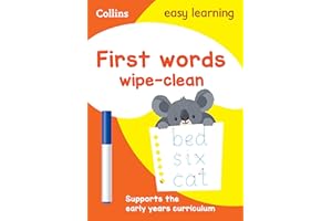 First Words Age 3-5 Wipe Clean Activity Book: Ideal for home learning (Collins Easy Learning Preschool)