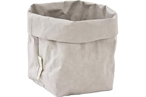 B&P Italia Piccolo Sacchetto Portapane, Fibra di cellulosa, Grigio, 14 cm